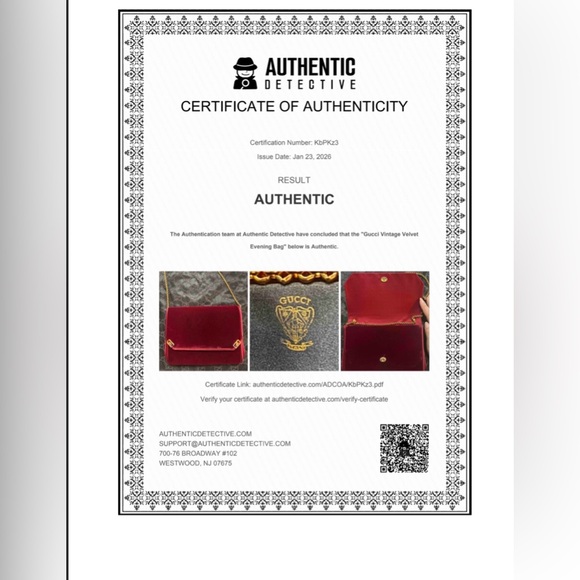 Vintage Gucci Rare Velvet Handbag - Picture 14 of 14